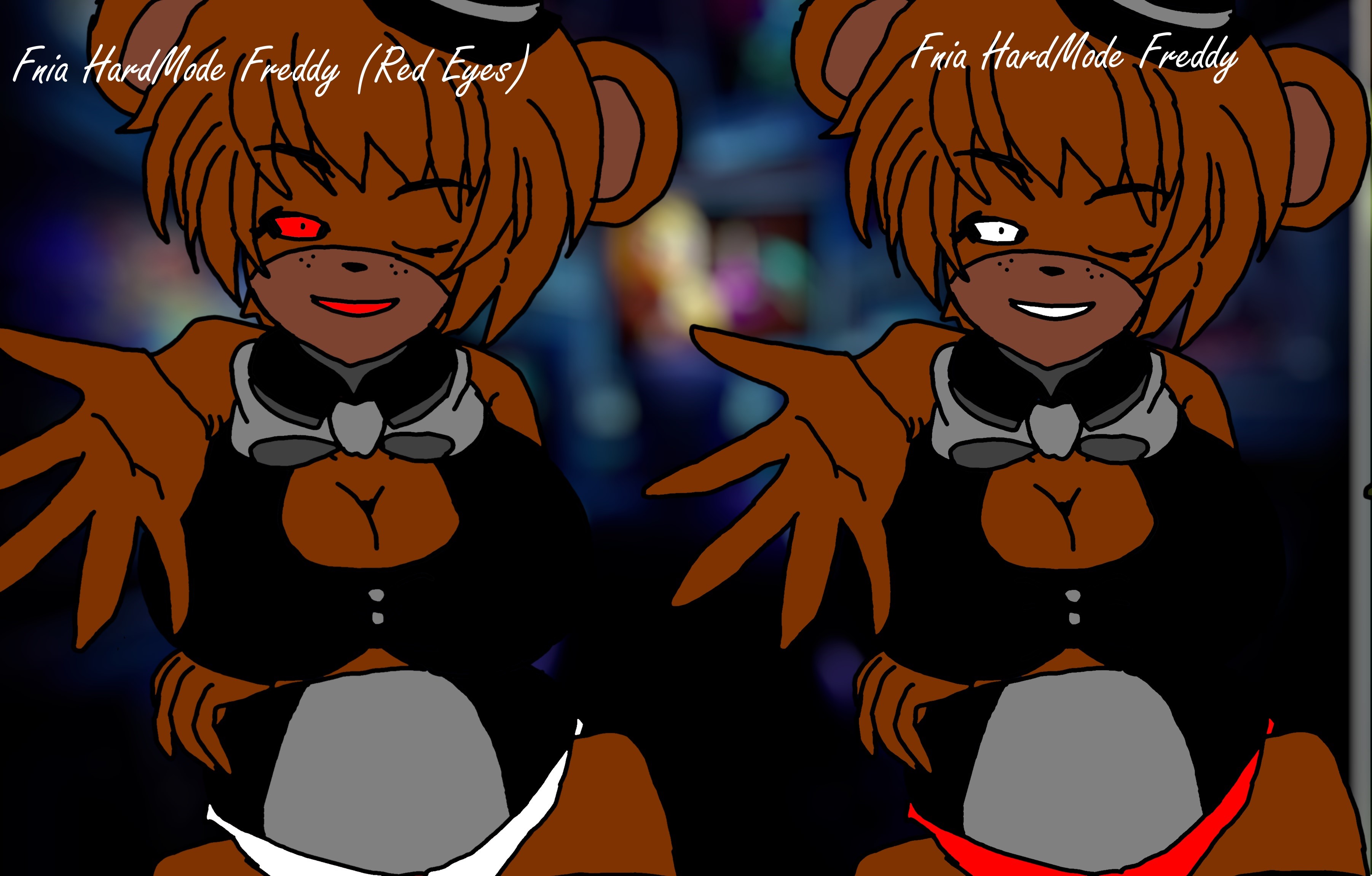 Puppet_43 on Game Jolt: "All my drawings of Fnia Originals by @Eruvuisu